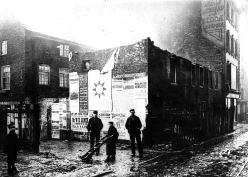 entrance to wheatsheaf yard